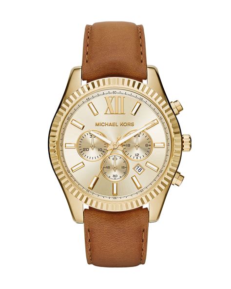 michael kors dameshorloge|michael kors leather watches.